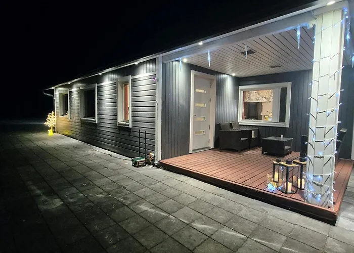 度假居 Aurora Haven- Jaervenrantamoekki, Oma Sauna Ja Rauha