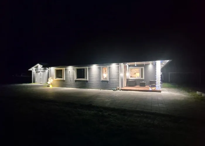 度假居 Aurora Haven- Jaervenrantamoekki, Oma Sauna Ja Rauha